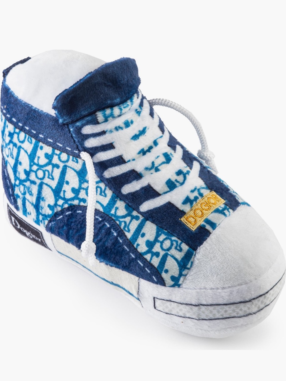 NWT Haute Diggity Dog Dogior high top sneaker squeaker toy